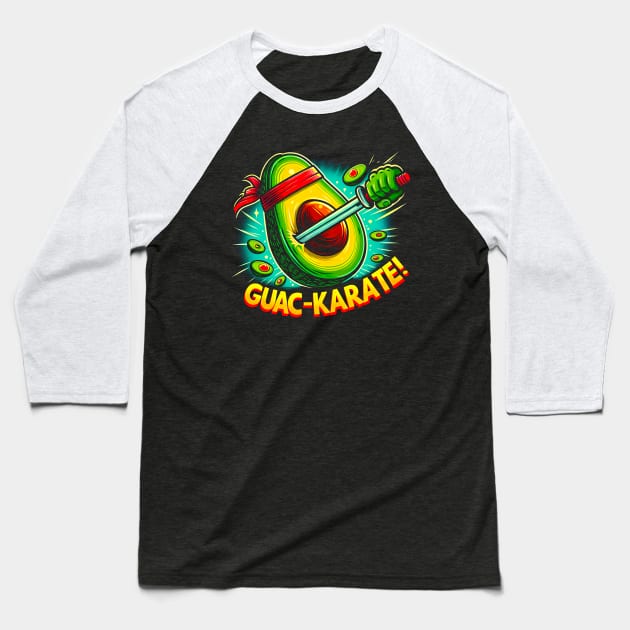 Guac Karate ! Avocado Lover funny Gift Baseball T-Shirt by T-shirt US